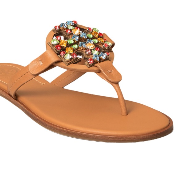 Tory Burch Miller Crystal Sandals - Picture 2 of 9